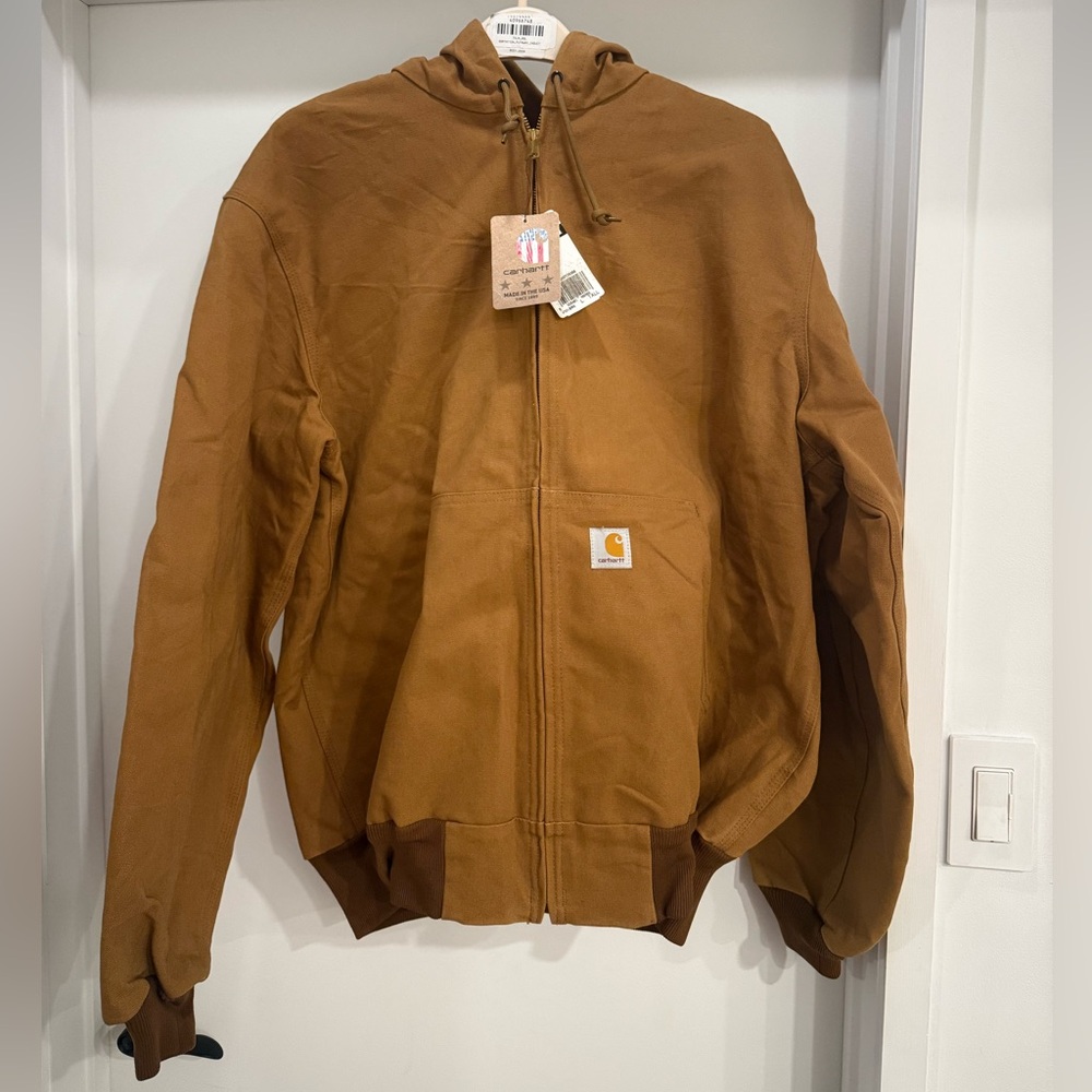Carhartt Tan Zip-Up Jacket